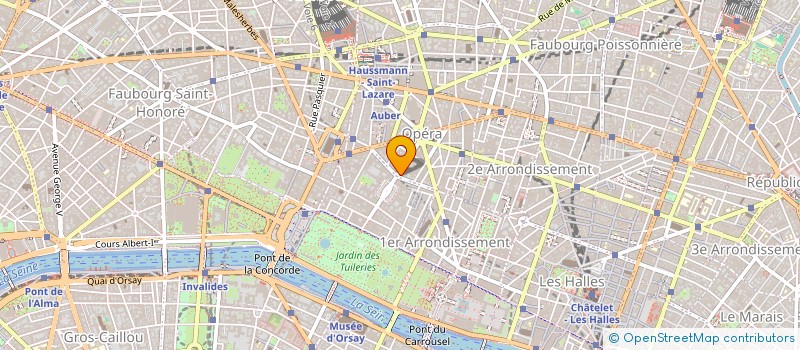 localisation de l'entreprise CRISTAL RENTE  PARIS