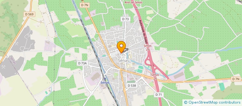 localisation de l'entreprise CRISTAL SARL  SENAS