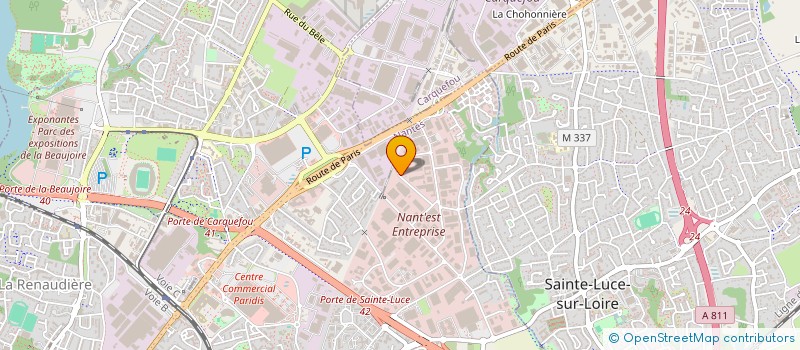 localisation de l'entreprise CRISTAL SAVE SERVICE  NANTES