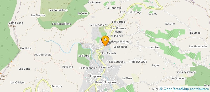 localisation de l'entreprise CRISTAL TEAR à SAINTE-MAXIME