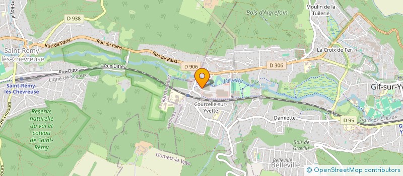 localisation de l'entreprise CRISTALAIN à GIF-SUR-YVETTE
