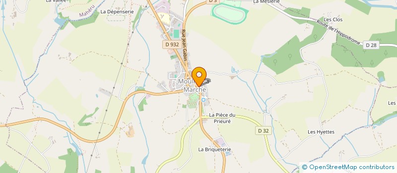 localisation de l'entreprise CRISTALBAR à MOULINS-LA-MARCHE