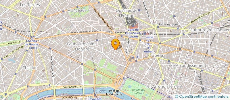 localisation de l'entreprise CRISTALEAST à PARIS