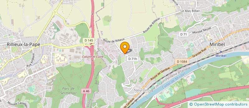 localisation de l'entreprise CRISTALID  NEYRON