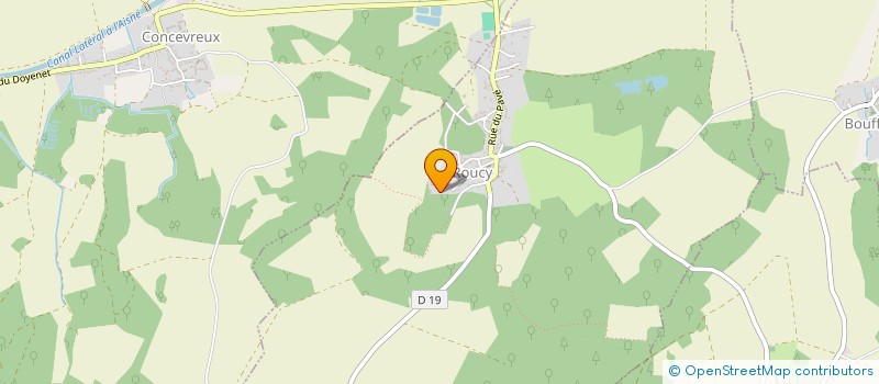 localisation de l'entreprise CRISTALIMMO  ROUCY