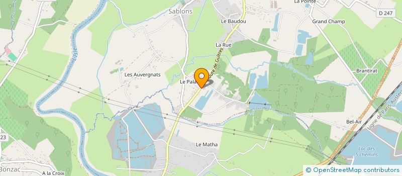 localisation de l'entreprise CRISTALIRIS à SABLONS