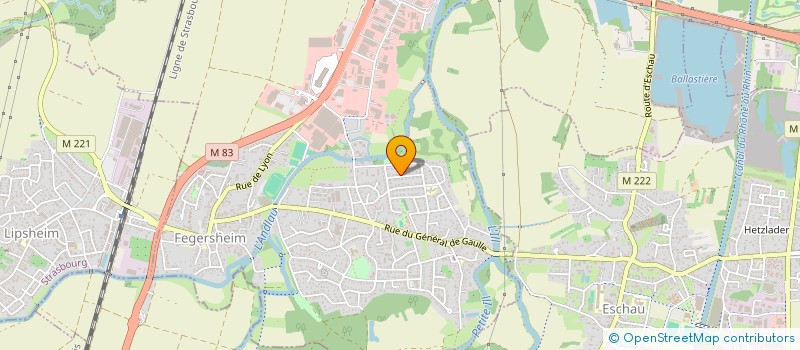 localisation de l'entreprise CRISTALLO  FEGERSHEIM