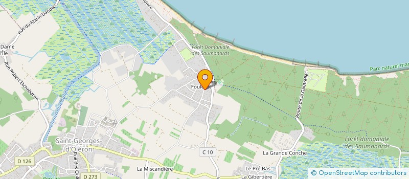 localisation de l'entreprise CRISTALOCEAN  SAINT-GEORGES-D'OLERON