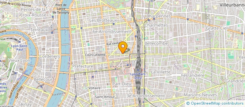 localisation de l'entreprise CRISTALYON à LYON