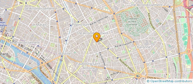 localisation de l'entreprise CRISTALYS  PARIS