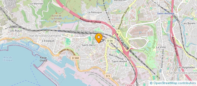 localisation de l'entreprise CRISTAUX AMBULANCES à MARSEILLE