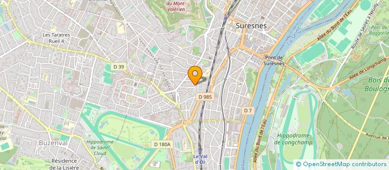 localisation de l'entreprise CRISTAUX D'ARGENT à SURESNES