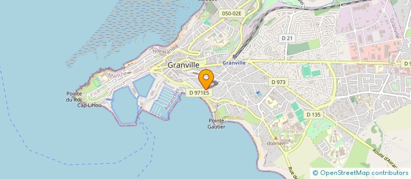 localisation de l'entreprise CRISTE MARINE à GRANVILLE