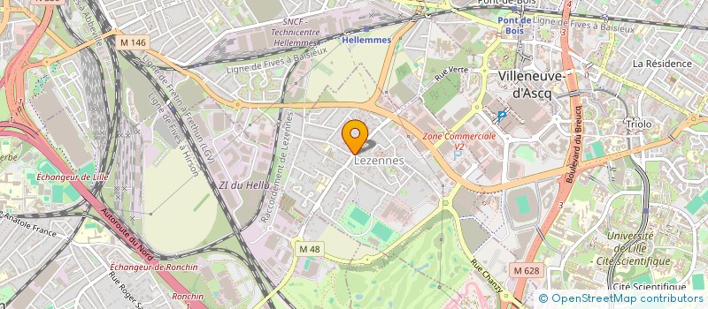 localisation de l'entreprise CRISTEA ADRIAN  RONCHIN