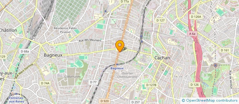 localisation de l'entreprise CRISTECO  CACHAN