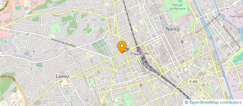 localisation de l'entreprise CRISTEEL à NANCY