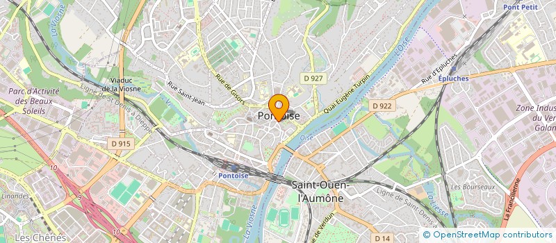 localisation de l'entreprise CRISTEF  PONTOISE