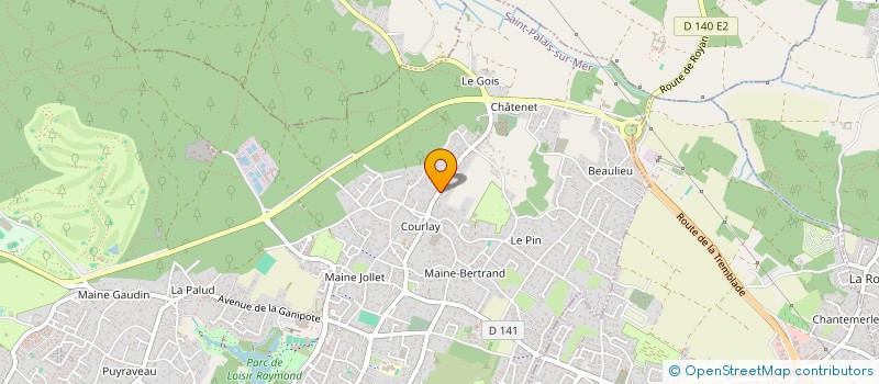 localisation de l'entreprise CRISTEMM  SAINT-PALAIS-SUR-MER