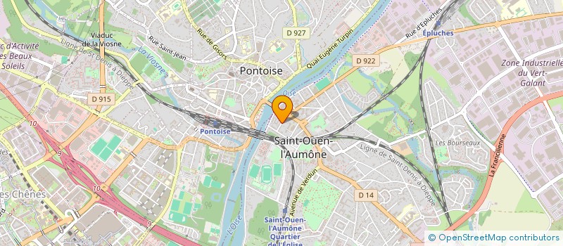 localisation de l'entreprise CRISTIAN COUVERTURE  SAINT-OUEN-L'AUMONE
