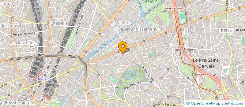 localisation de l'entreprise CRISTIAN PORTILLO ARCHITECTE  PARIS