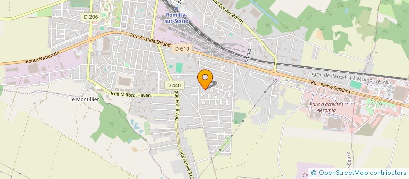 localisation de l'entreprise CRISTIAN RO  ROMILLY-SUR-SEINE