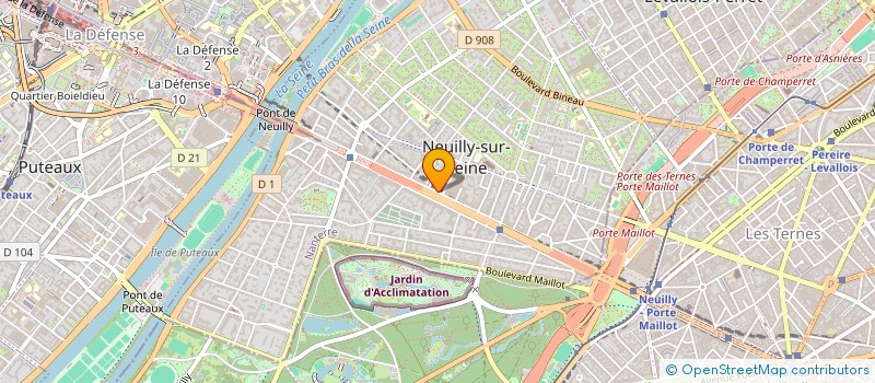 localisation de l'entreprise CRISTIGEL à NEUILLY-SUR-SEINE