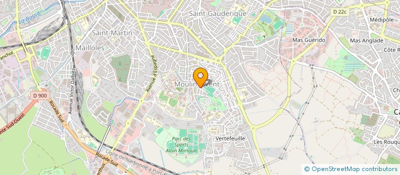 localisation de l'entreprise CRISTIMO à PERPIGNAN