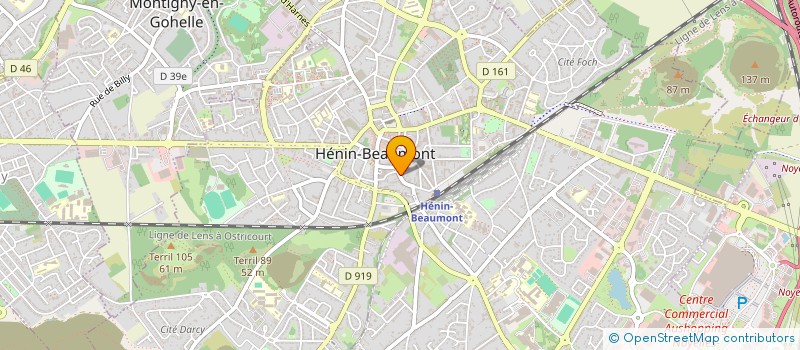 localisation de l'entreprise CRISTINA CAPELLI à HENIN-BEAUMONT