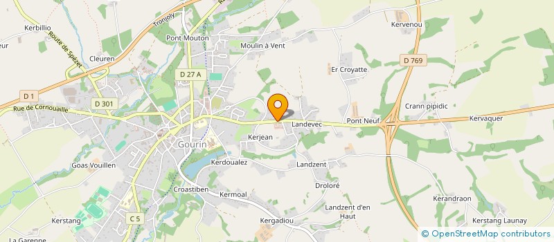 localisation de l'entreprise CRISTINA LINCU  GOURIN