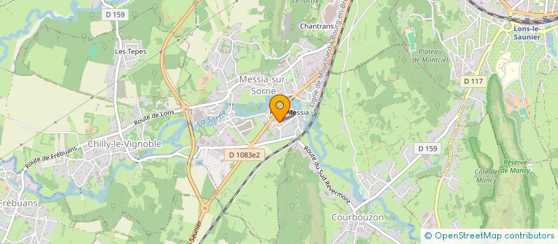 localisation de l'entreprise CRISTINI  MESSIA-SUR-SORNE