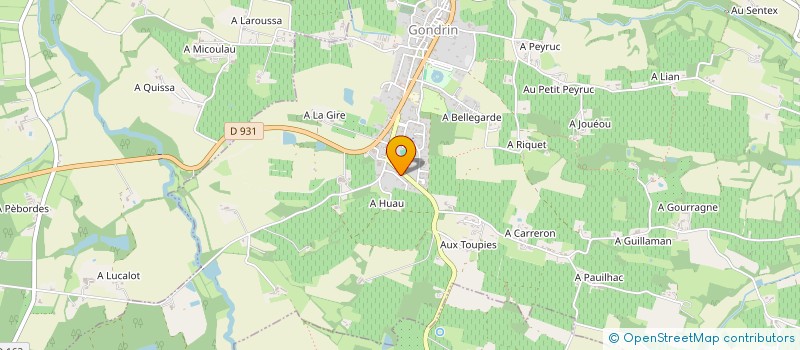 localisation de l'entreprise CRISTIVITO  LAGRAULET-DU-GERS