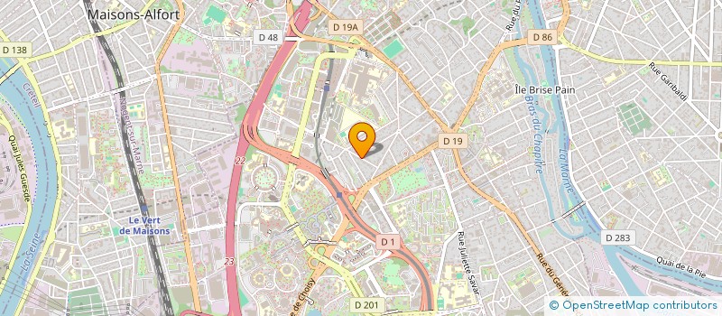 localisation de l'entreprise CRISTO'FILM  CRETEIL