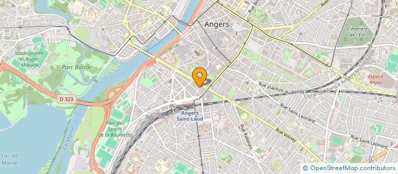 localisation de l'entreprise CRISTOBAL à ANGERS