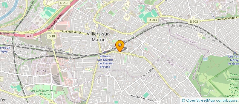 localisation de l'entreprise CRISTOBELY  VILLIERS-SUR-MARNE