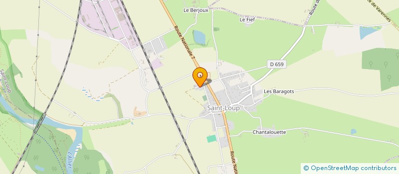 localisation de l'entreprise CRISTOM  SAINT-LOUP