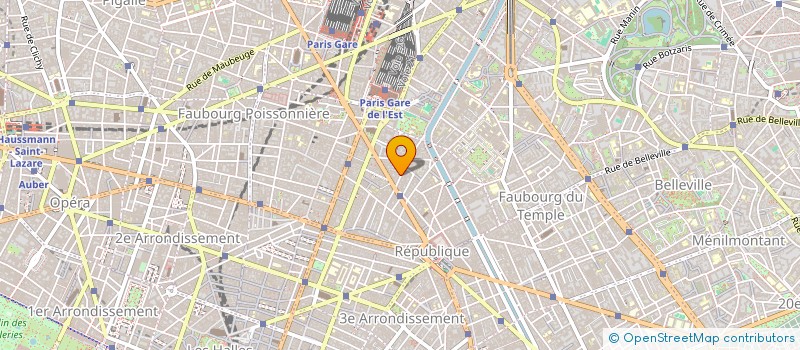 localisation de l'entreprise CRISTOPHE  PARIS