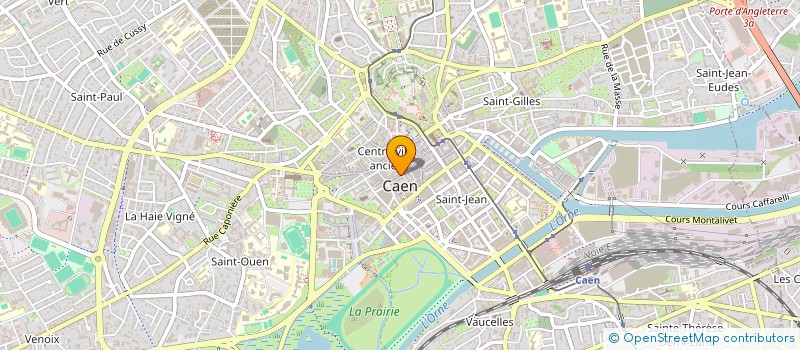 localisation de l'entreprise CRISTOURS  CAEN