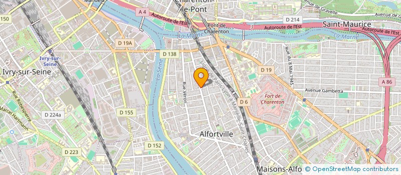 localisation de l'entreprise CRISTOVANE  ALFORTVILLE