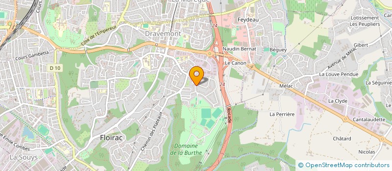 localisation de l'entreprise CRISYAL  FLOIRAC