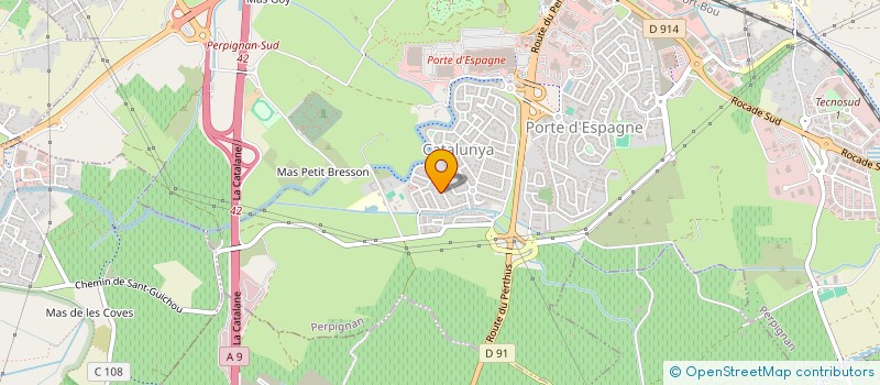 localisation de l'entreprise CRISYL  PERPIGNAN