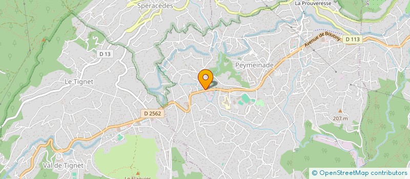 localisation de l'entreprise CRISYVA  PEYMEINADE