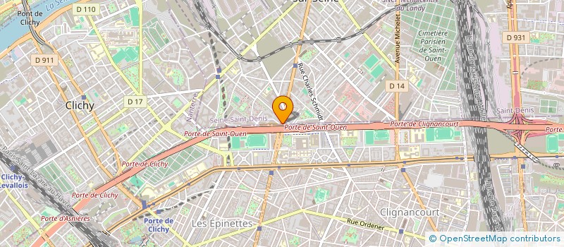 localisation de l'entreprise CRIT SNI à SAINT-OUEN-SUR-SEINE