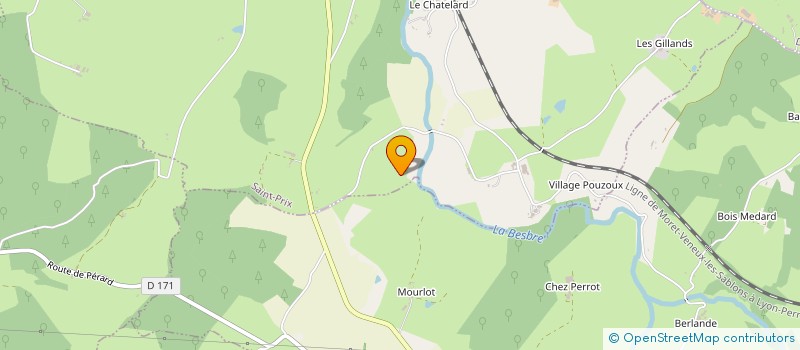 localisation de l'entreprise CRITE FINANCEMENT  SAINT-PRIX