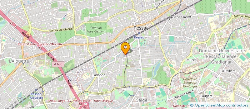localisation de l'entreprise CRITERE DIRECT à PESSAC