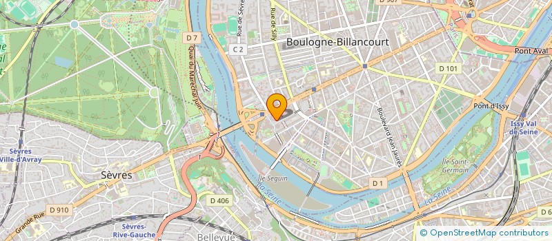 localisation de l'entreprise CRITERE ORGANISATION à BOULOGNE-BILLANCOURT