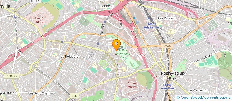 localisation de l'entreprise CRITERES ANALYSES ET DEVELOPPEMENTS à ROSNY-SOUS-BOIS