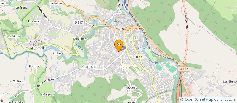 localisation de l'entreprise CRITICAL'ASSO à FOIX