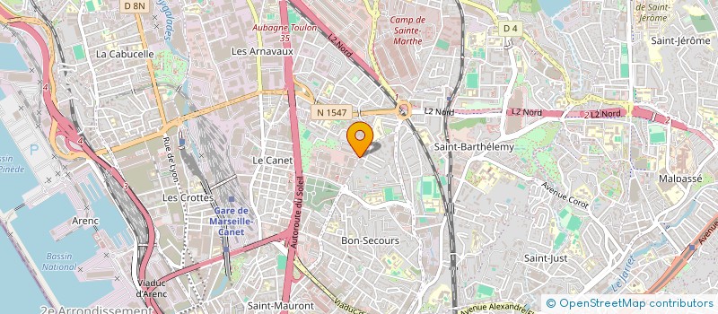 localisation de l'entreprise CRITIERO à MARSEILLE