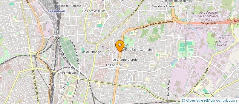 localisation de l'entreprise CRITT-VALICENTRE à ORLEANS