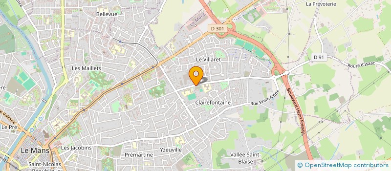 localisation de l'entreprise CRIVABEN  LE MANS